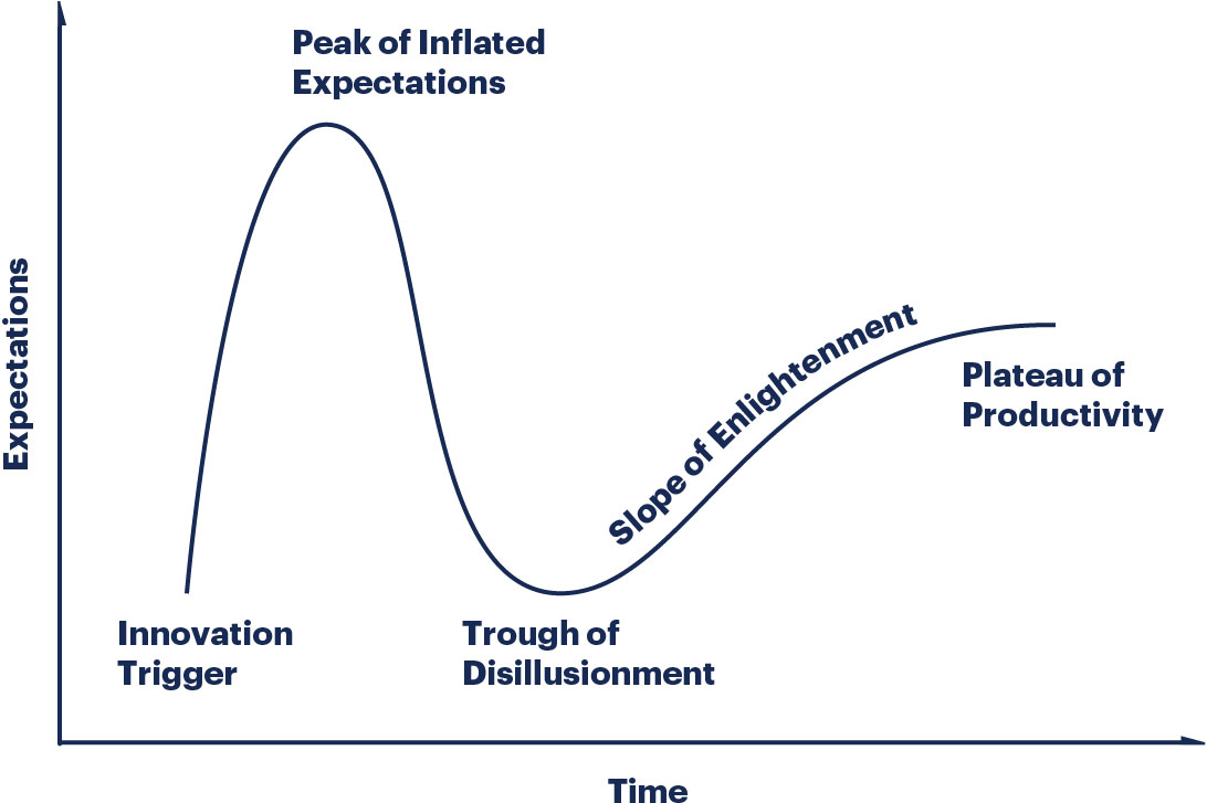 Garter hype cycle illustration